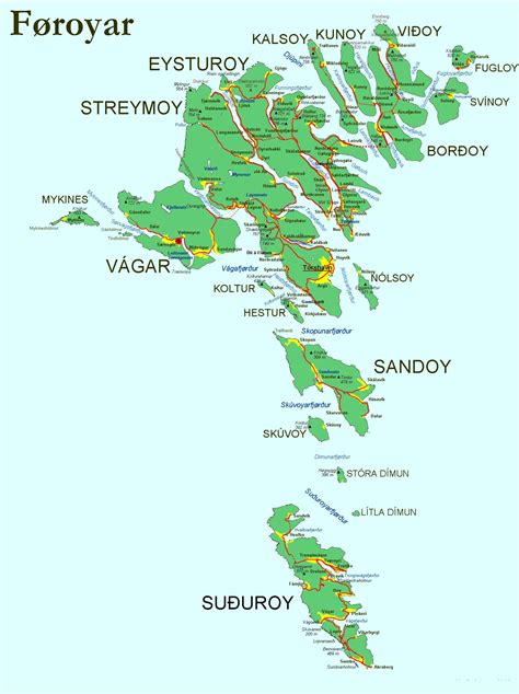 Islas Feroe Mapa | Mapa