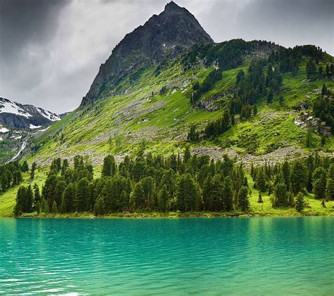 Mountains-lake, hill, lake, water, HD wallpaper | Peakpx