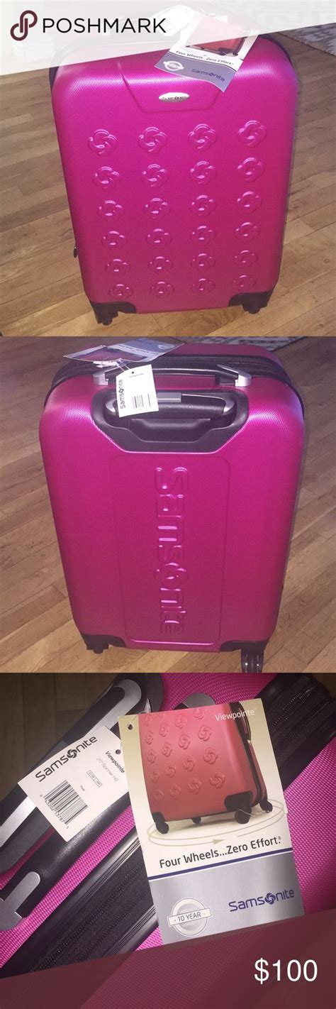 SOLD NWT Pink Samsonite 20” Spinner Luggage | Spinner luggage, Samsonite, Carry on size