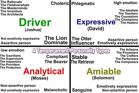 4 temperapent personality types | Personality types, Personality, Enneagram