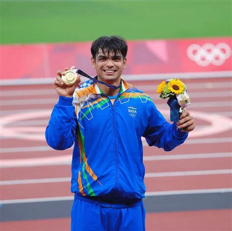 Neeraj Chopra of India in Action: India's 1st Gold Medalist at the ...