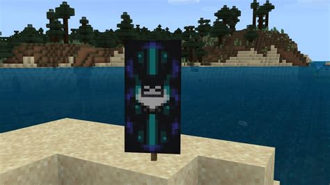 Blue wither skull banner | minecraft - YouTube