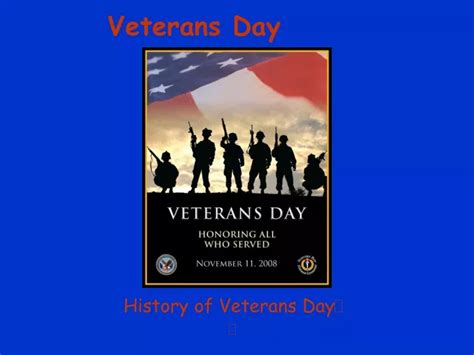 PPT - History of Veterans Day PowerPoint Presentation, free download ...