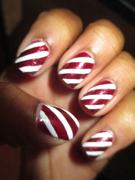 Fairly Charming: 12 Mani's of Christmas #7... Candy Canes!