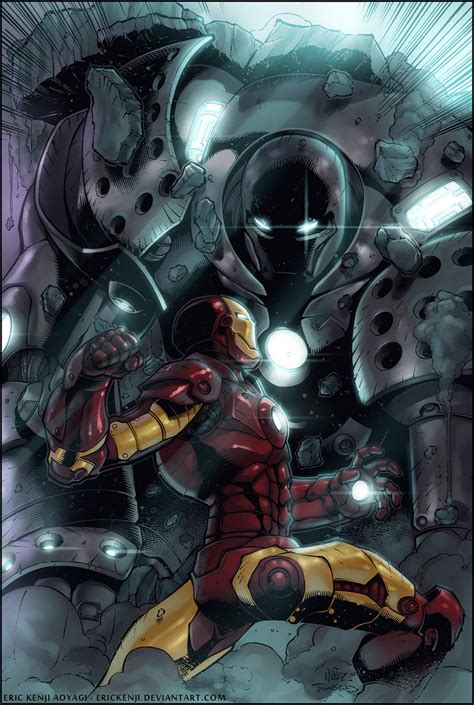 Iron Man vs Iron Monger by erickenji on DeviantArt