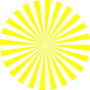 Yellow Sunburst Clip Art at Clker.com - vector clip art online, royalty ...