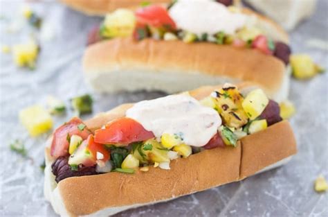 Hot Dogs with Grilled Corn Relish and Chipotle Mayo - A Classic Twist