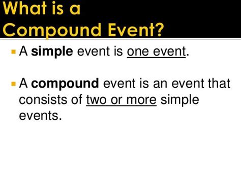 4.4 probability of compound events