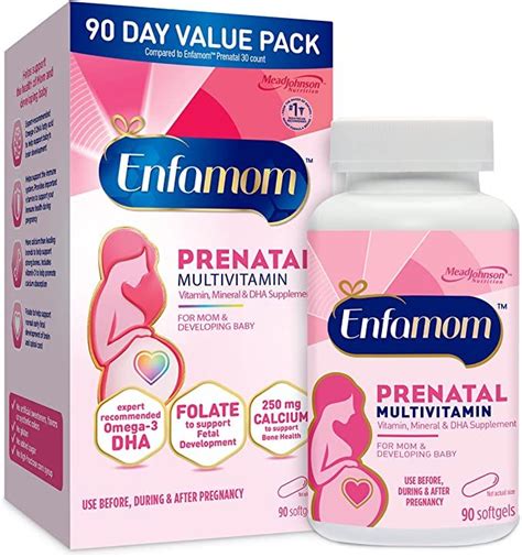 Enfamom Prenatal Multivitamin Supplement for Pregnant and Lactating ...