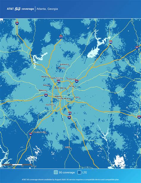 AT&T 5G Coverage Maps (A-M) - CellularMaps.com