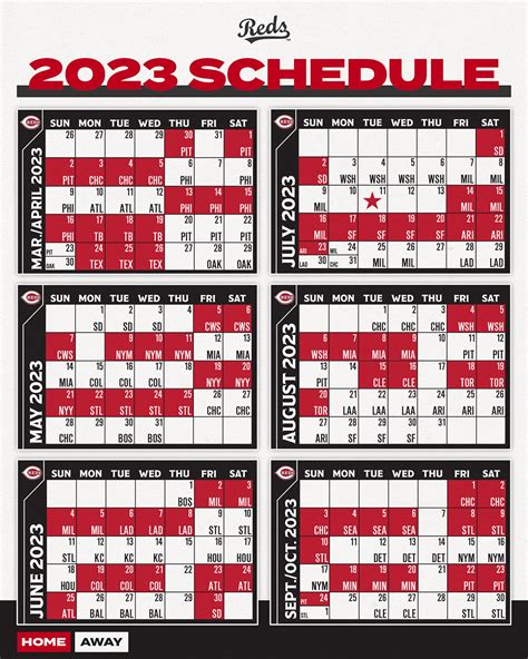 Cincinnati Reds Schedule 2023 Printable - 2024 Printable Calendar