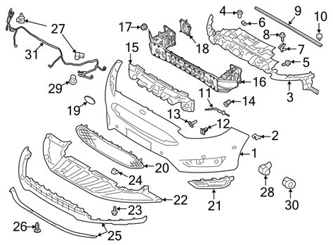 Ford Focus Radiator Support Air Deflector. Sedan, PKG - F1EZ17808C | Sheehy Ford Lincoln ...