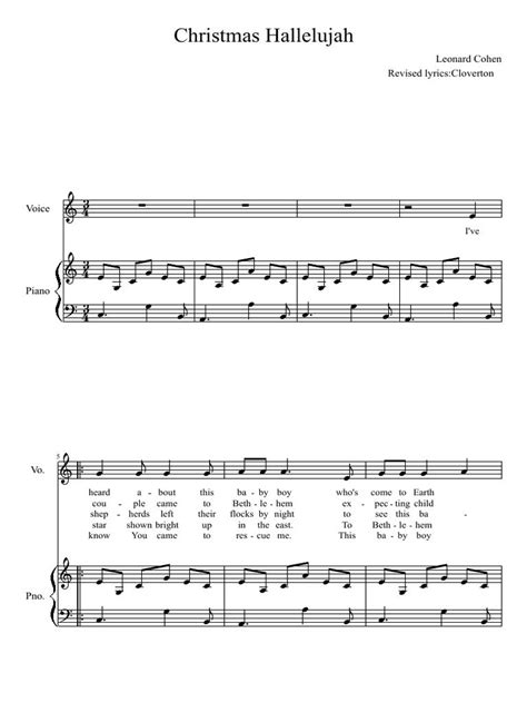 Cloverton Hallelujah Lyrics And Chords | Guitar Chord Song