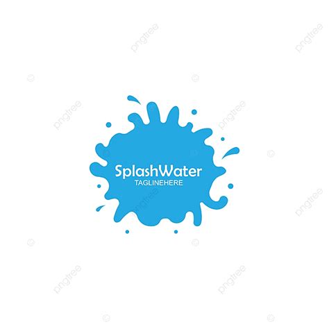 Water Splash Illustration Vector PNG Images, Illustration Of Water Splash Vector Template, Blue ...