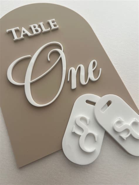 Acrylic wedding table numbers | Angels Creations