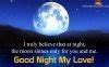 Romantic Good Night Love Quotes, Sayings Images, GN Lover Messages