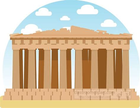 parthenon ancient greece clipart - Classroom Clip Art