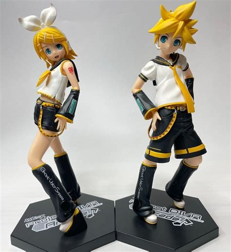 Vocaloid Hatsune Miku Project Diva Arcade Figure Kagamine Rin Len 2 Set ...