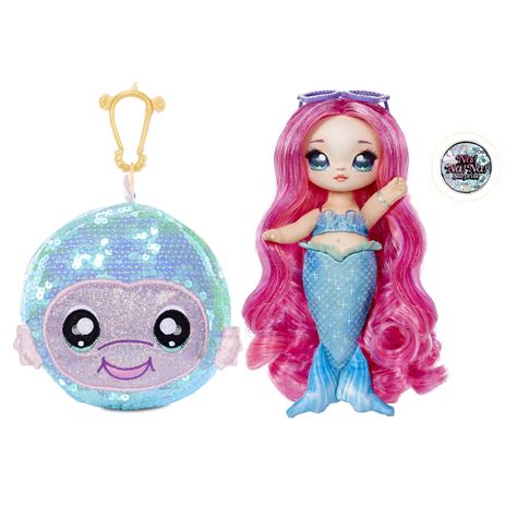 Na Na Na Surprise Sparkle Series Marina Jewels Mermaid Doll & Fish ...