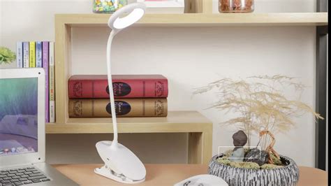 Mini Flexible Dimmable Bedside Gooseneck Desk Lamp Clip Led Reading Usb Table Light For Home ...