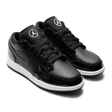 jordan big kids air jordan 1 low se black white