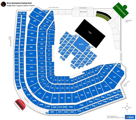 Wrigley Field Concert Seating Chart - RateYourSeats.com