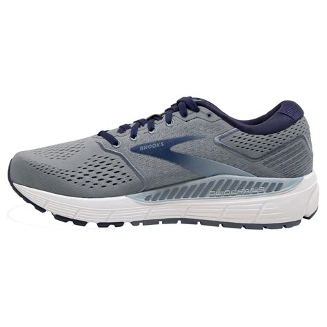 Brooks Beast 20 Grey Blue Mens Running Shoes | TennisRacquets.com