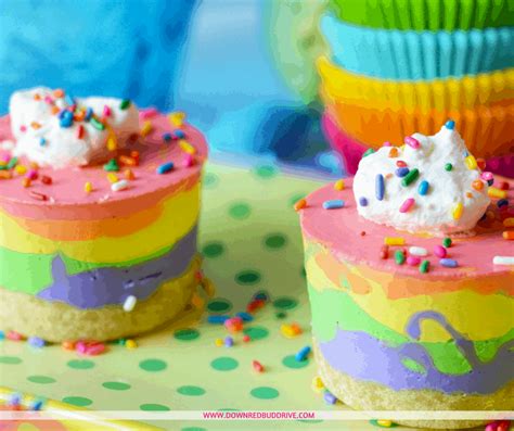 No Bake Rainbow Cheesecake | No Bake Cheesecake in color!