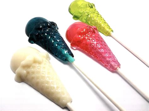 12 Large Transparent ICE CREAM LOLLIPOPS - Etsy