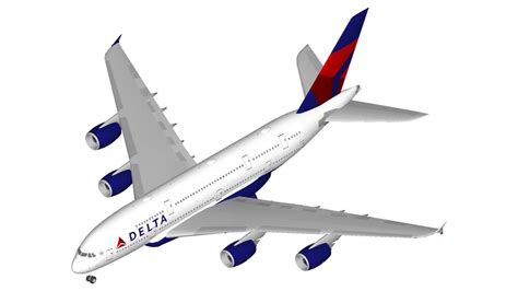 Delta Airbus A380 | 3D Warehouse