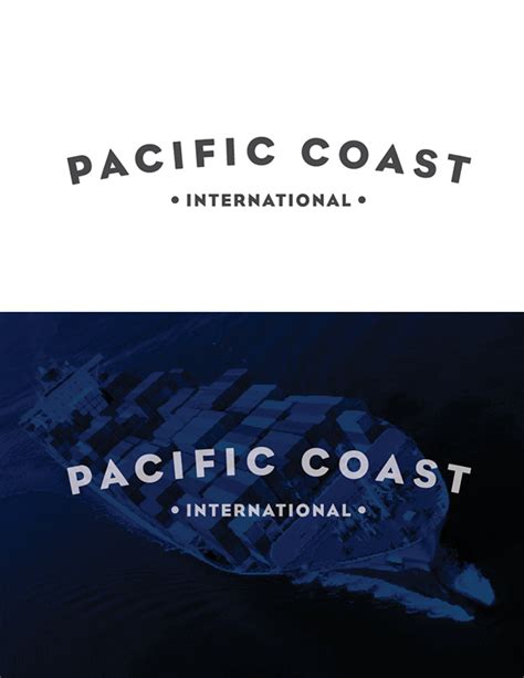 Pacific Coast International Logo Design on Behance