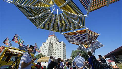 The shade of it all: New art installation debuts in downtown Phoenix to help beat the heat