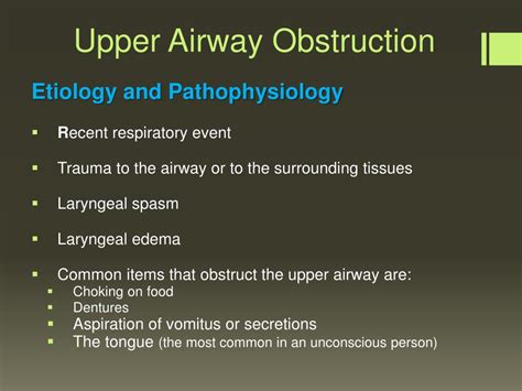 PPT - DISORDERS OF THE UPPER AIRWAY PowerPoint Presentation, free ...