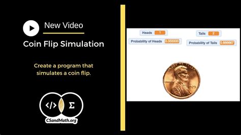 Coin Flip Simulation. Scratch Code in Math. - YouTube