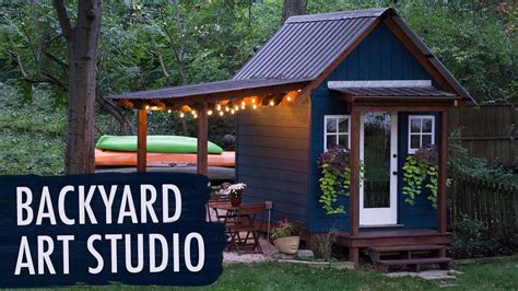 Backyard Art Studio | She Shed Inspiration | Backyard art studio ...