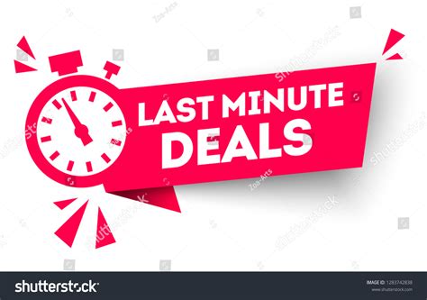 5 358 Last Minute Deal Images, Stock Photos & Vectors | Shutterstock