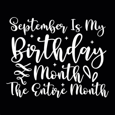 Premium Vector | September birthday svg design september birthday ...