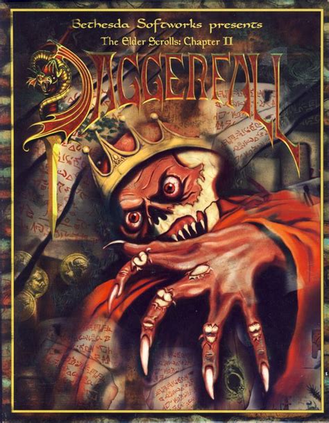 The Elder Scrolls: Chapter II - Daggerfall (1996) DOS box cover art ...