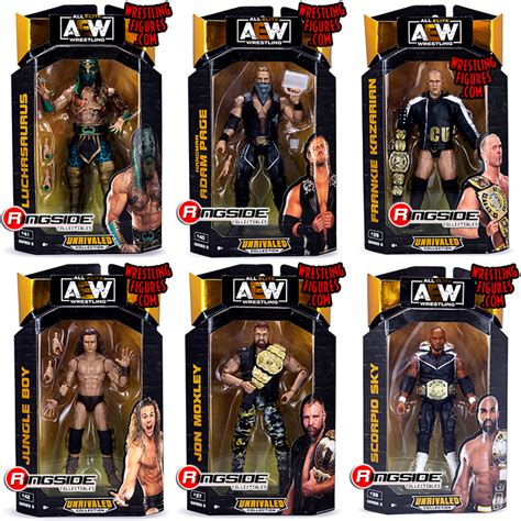 AEW Unrivaled 5 Toy Wrestling Action Figures by Jazwares! This set ...