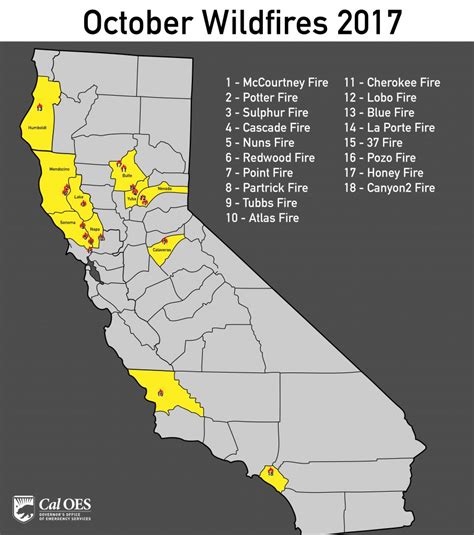 Map Of Current Forest Fires In California - Printable Maps