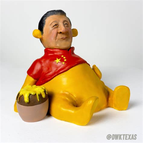 Xi Jinping Pooh Bear resin sculpture (Xi Jinpooh) : r/xijinping