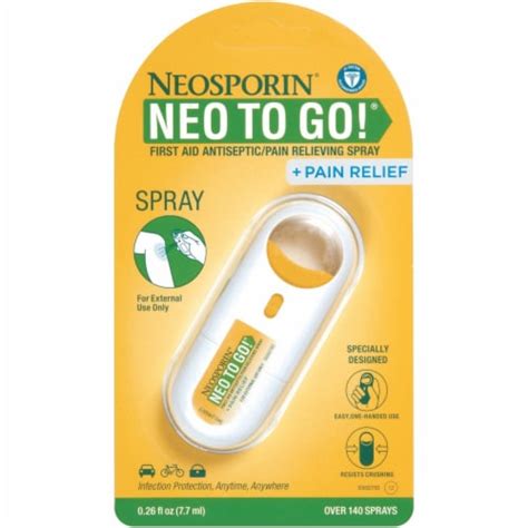 Neosporin® Neo To Go!® + Pain Relief Spray, 0.26 fl oz - QFC