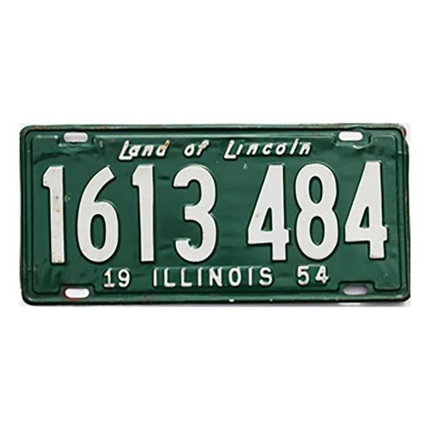 1954 Illinois #1613484 | Antique License Plates