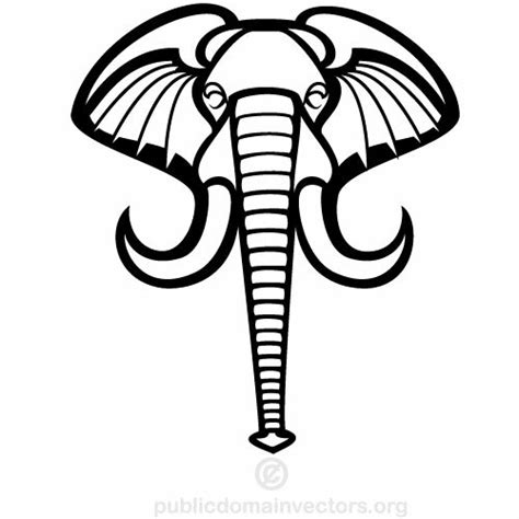 Elephant vector graphics | Public domain vectors