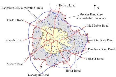 Location Map of Sarjapur Road, City Development Plan for Bangalore. | Download Scientific Diagram