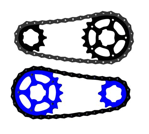 Bicycle chain vector - Openclipart