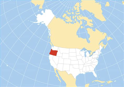 Map of the State of Oregon, USA - Nations Online Project