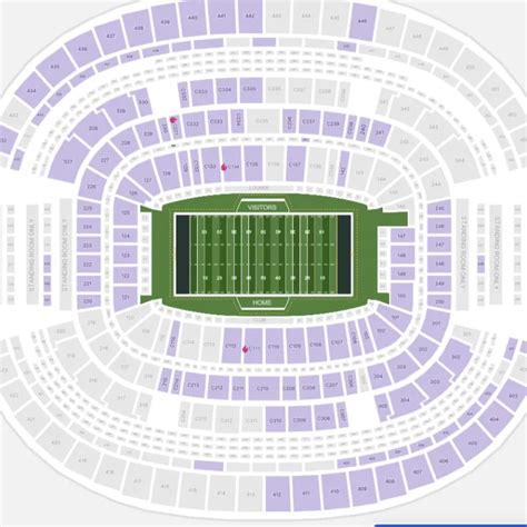 Cotton Bowl tickets 2025 including cheapest prices and AT&T Stadium seat map for CFP semifinal ...