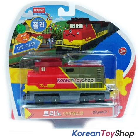 Robocar Poli LIFTY, TRINO, CAMP Diecast Metal Figure Toy Academy ...