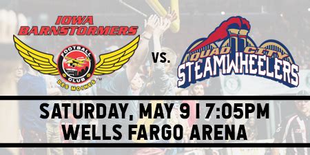 Official Website of the Iowa Barnstormers: Single Game Tickets